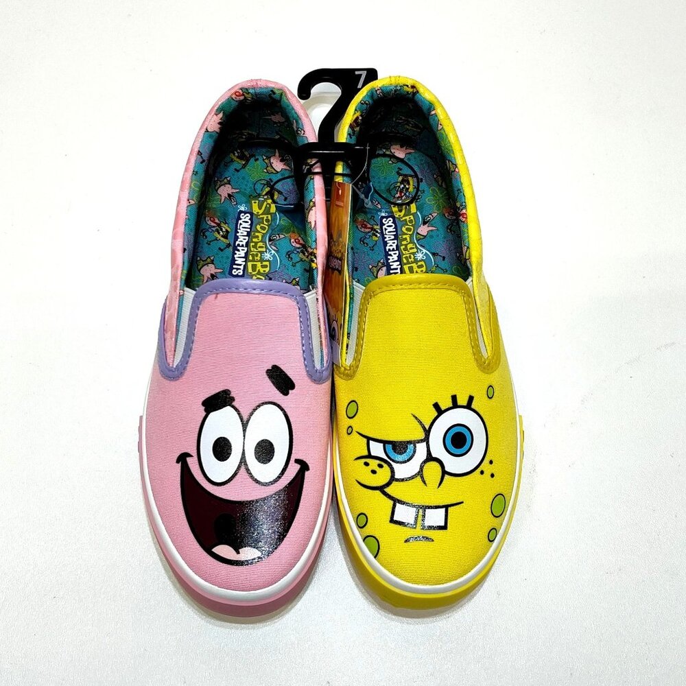 Nickelodeon SpongeBob SquarePants Patrick Star Women Slip-On Size 7 Ground Up